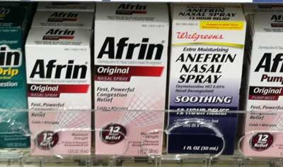 Dangers of Afrin Nasal Spray